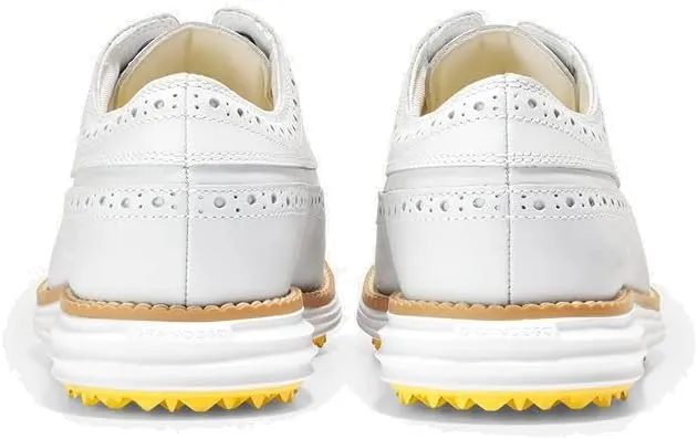 Cole Haan Original Grand Wing Oxford Golf Waterproof White/White Low Top Sneaker