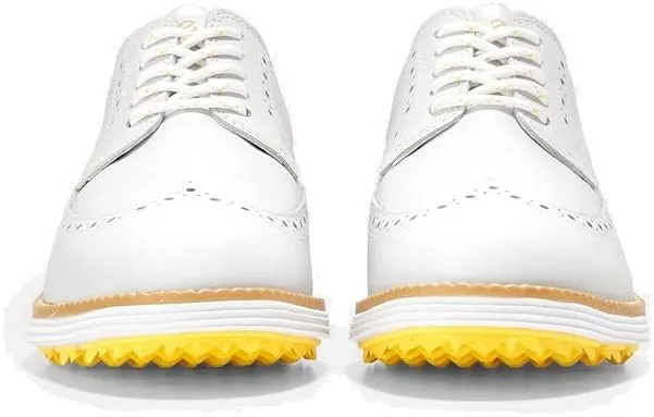 Cole Haan Original Grand Wing Oxford Golf Waterproof White/White Low Top Sneaker