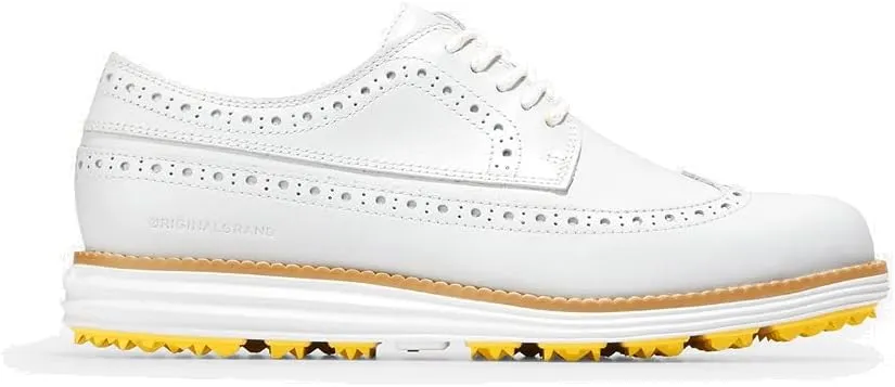 Cole Haan Original Grand Wing Oxford Golf Waterproof White/White Low Top Sneaker