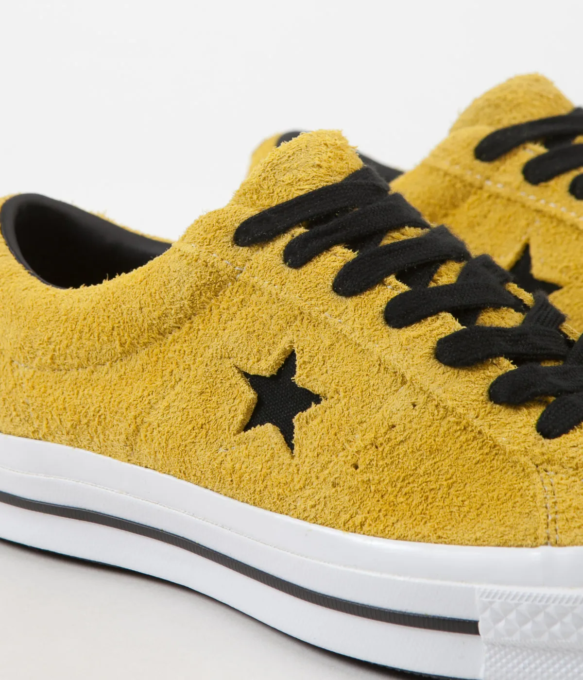 Converse One Star Ox Shoes - Bold Citron / Black / White