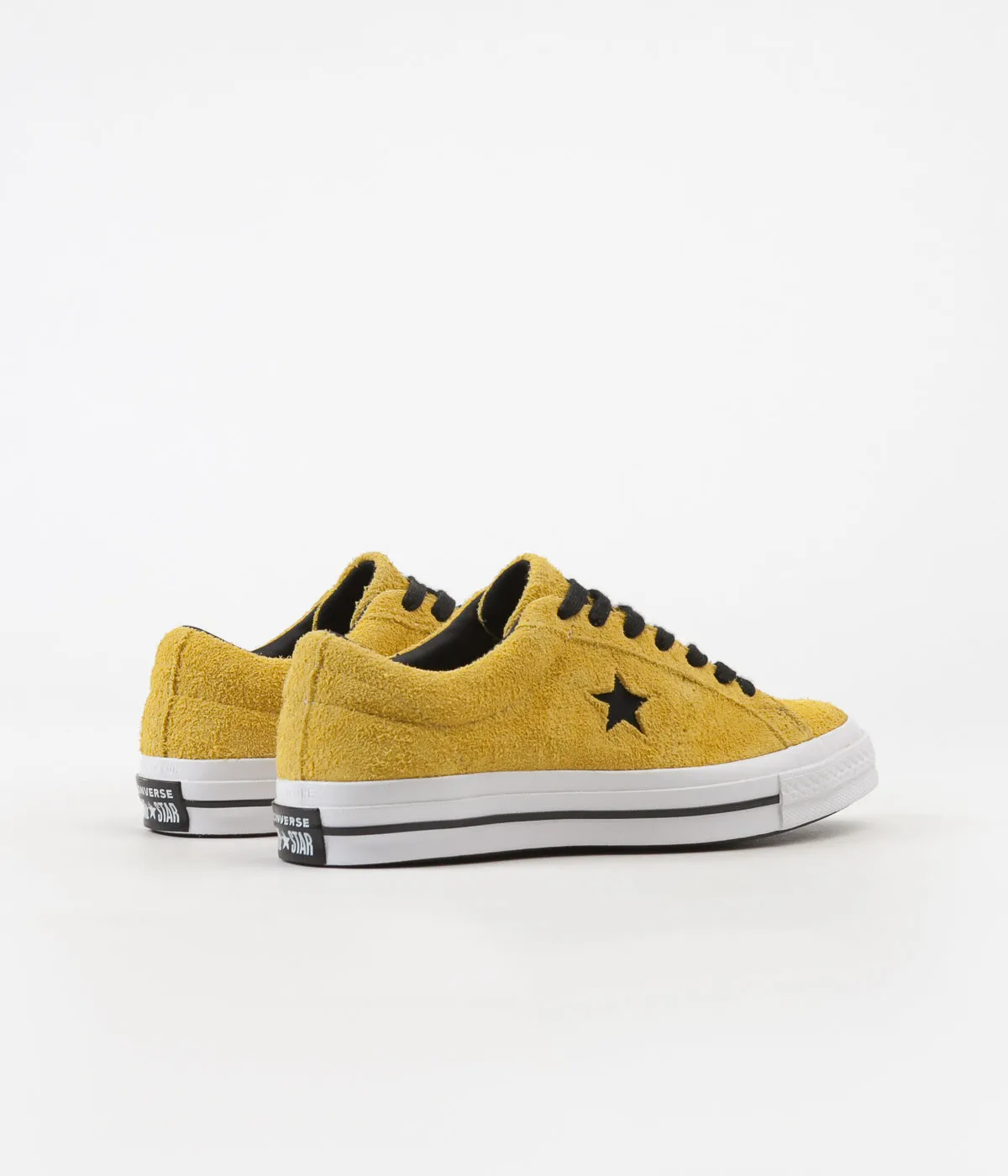 Converse One Star Ox Shoes - Bold Citron / Black / White