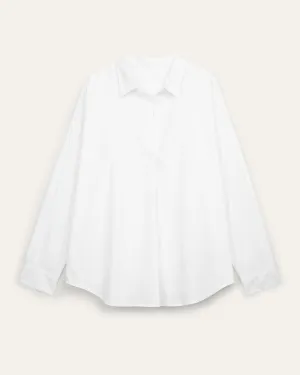 Danica Split Neck Blouse | White