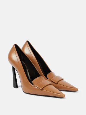 D'Orsay 110 leather pumps