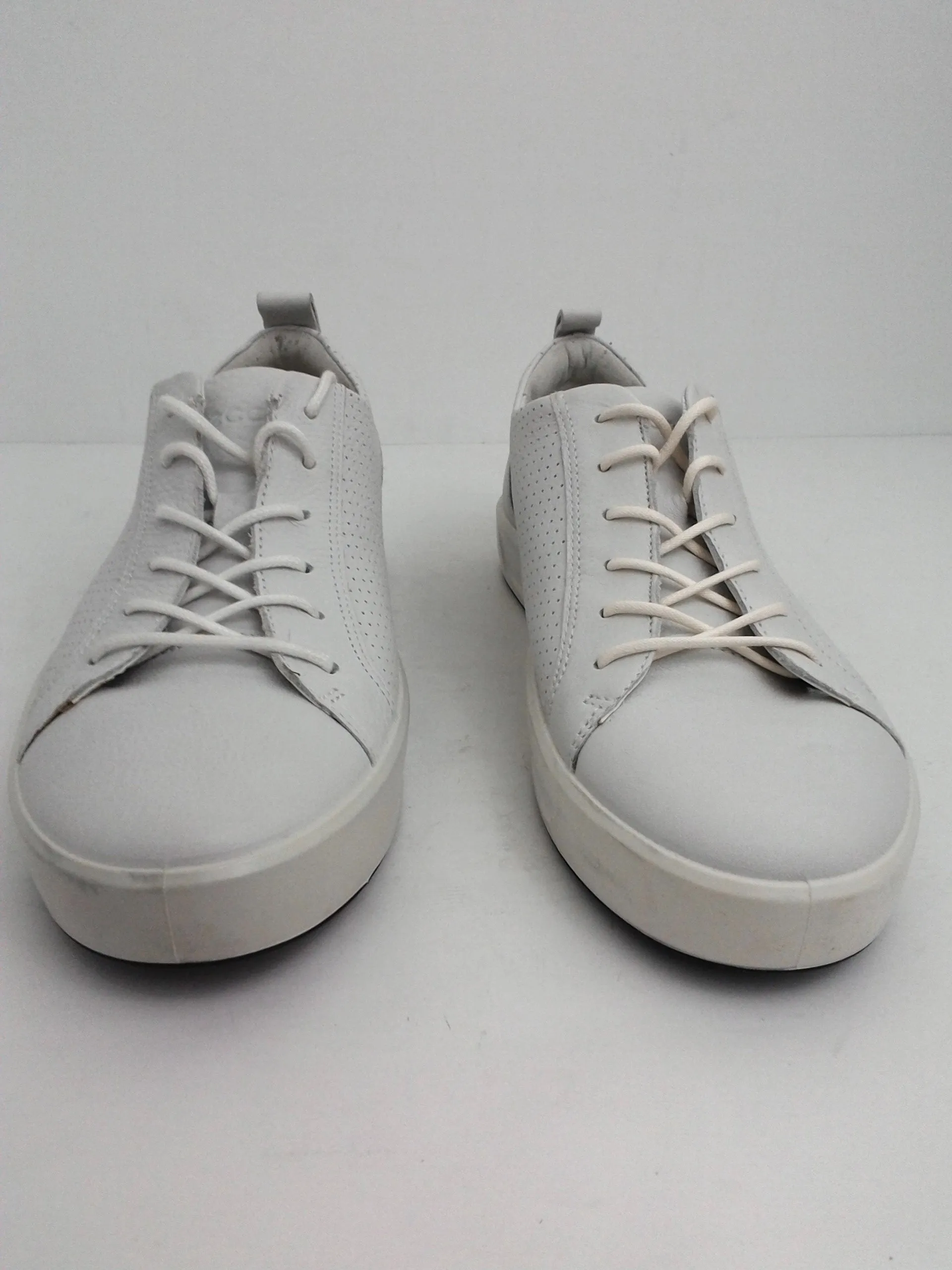 ecco Danish Design Women's White Leather Sneakers Size 9