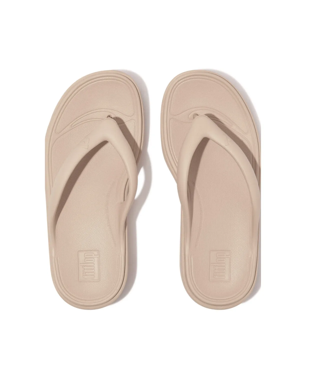 Fitflop Relief Recovery Toe Post Sandals Beige