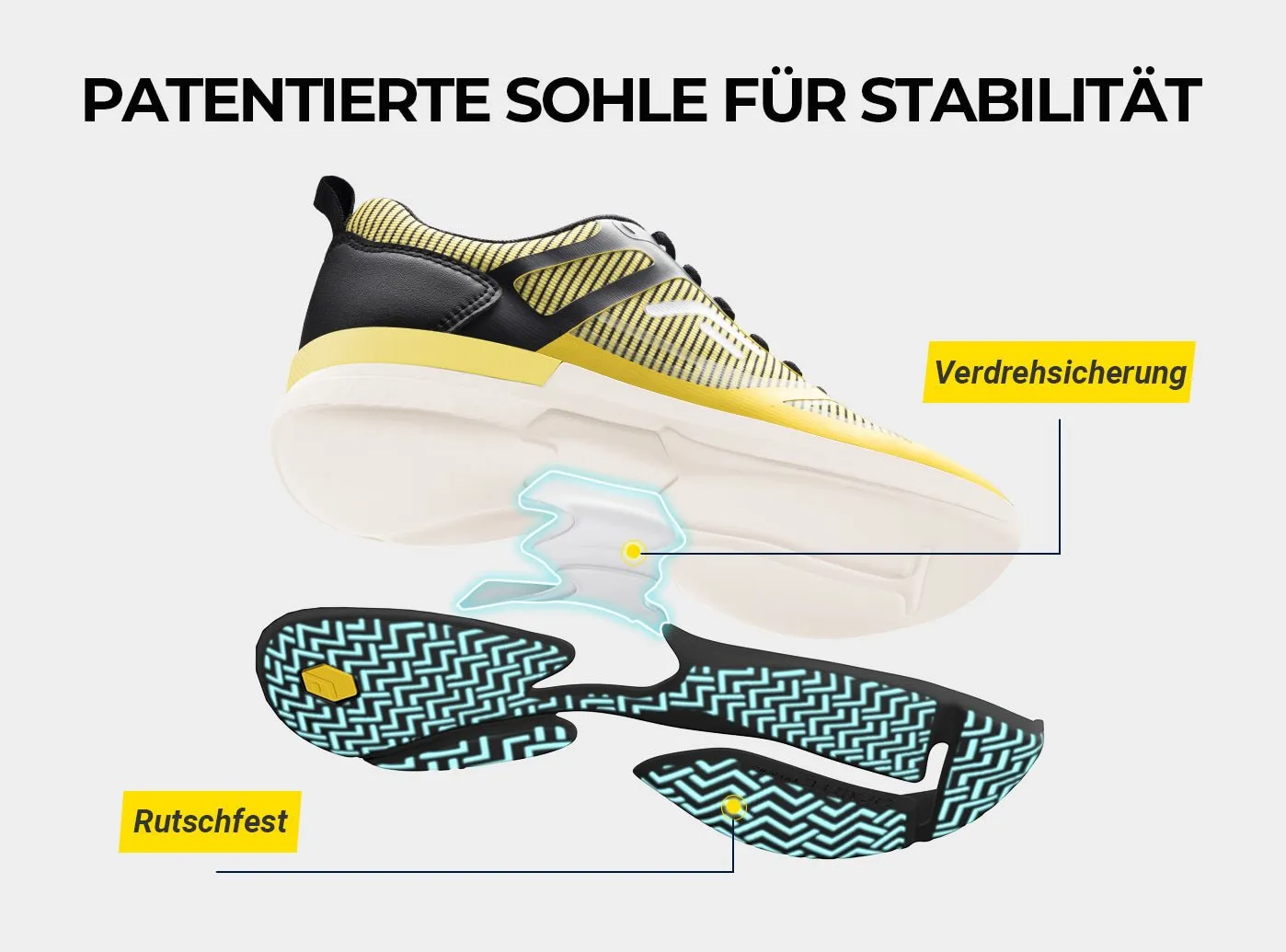 FitVille Herren Court Tennis Amadeus V7