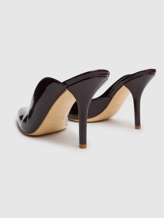 Gia Borghini   85mm Abella faux patent mules 