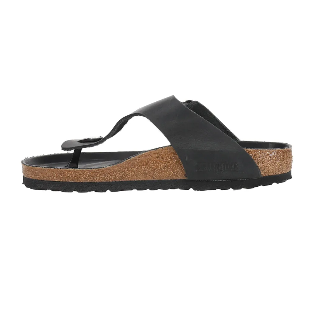 Gizeh Big Buckle T-Strap Footbed Sandals