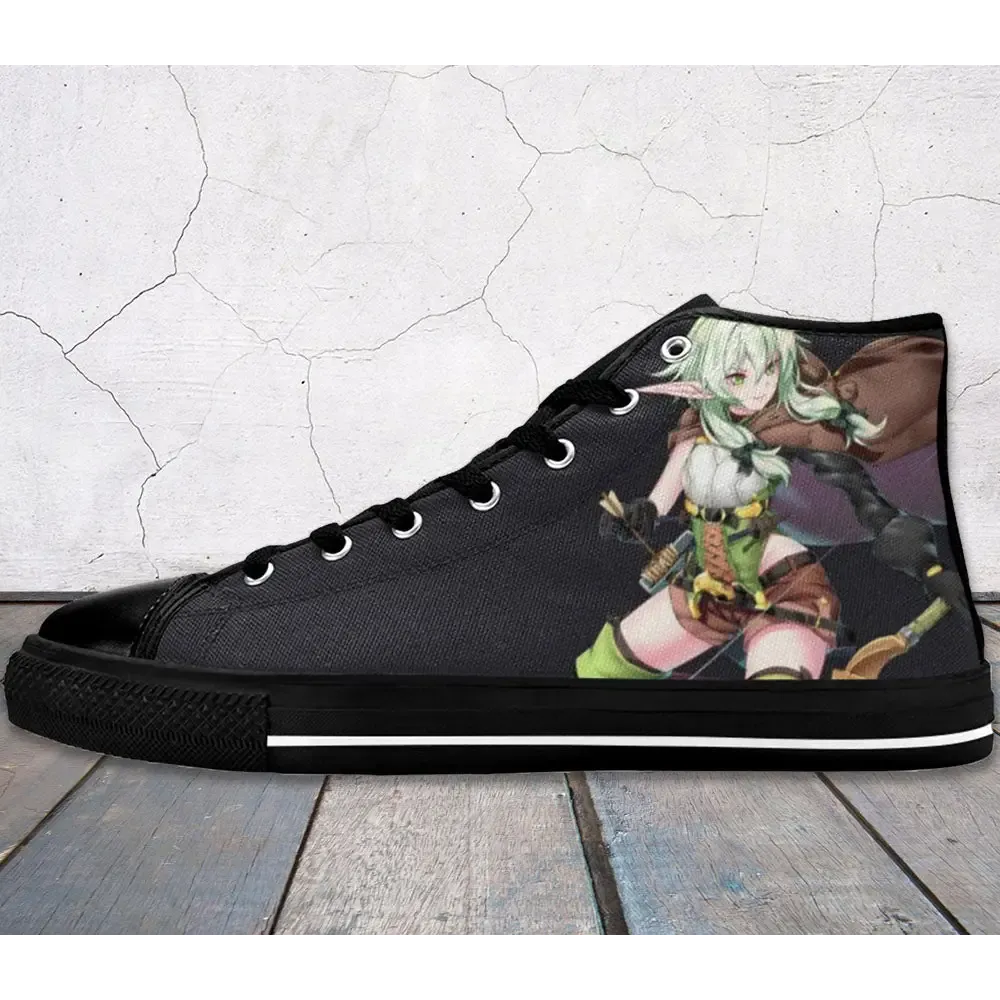 Goblin Slayer High Elf Archer Kakoiii Shoes High Top Sneakers for Kids and Adults