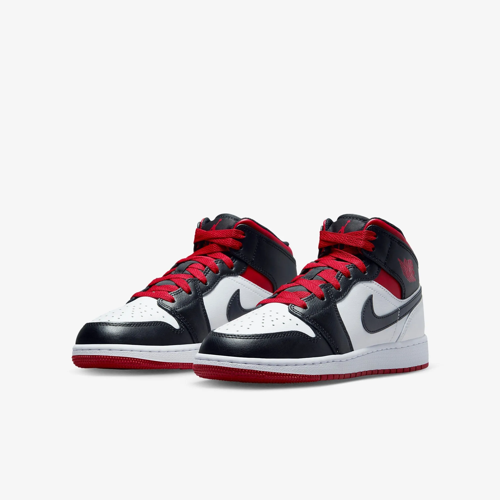 (GS) Air Jordan 1 Mid 'Gym Red / Black Toe' (2023) DQ8423-106