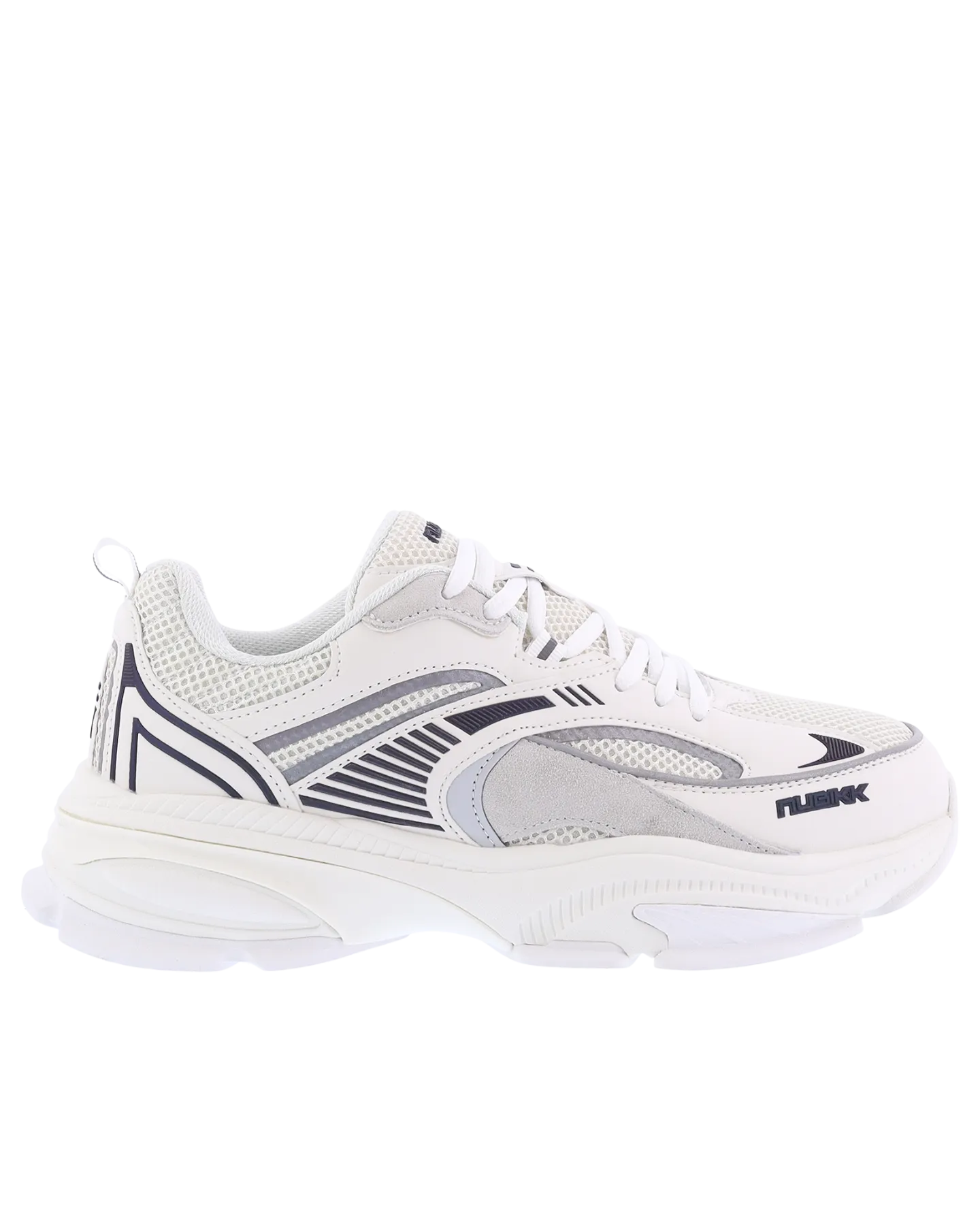 Heren Comet Runner Sneaker Wit/Grijs