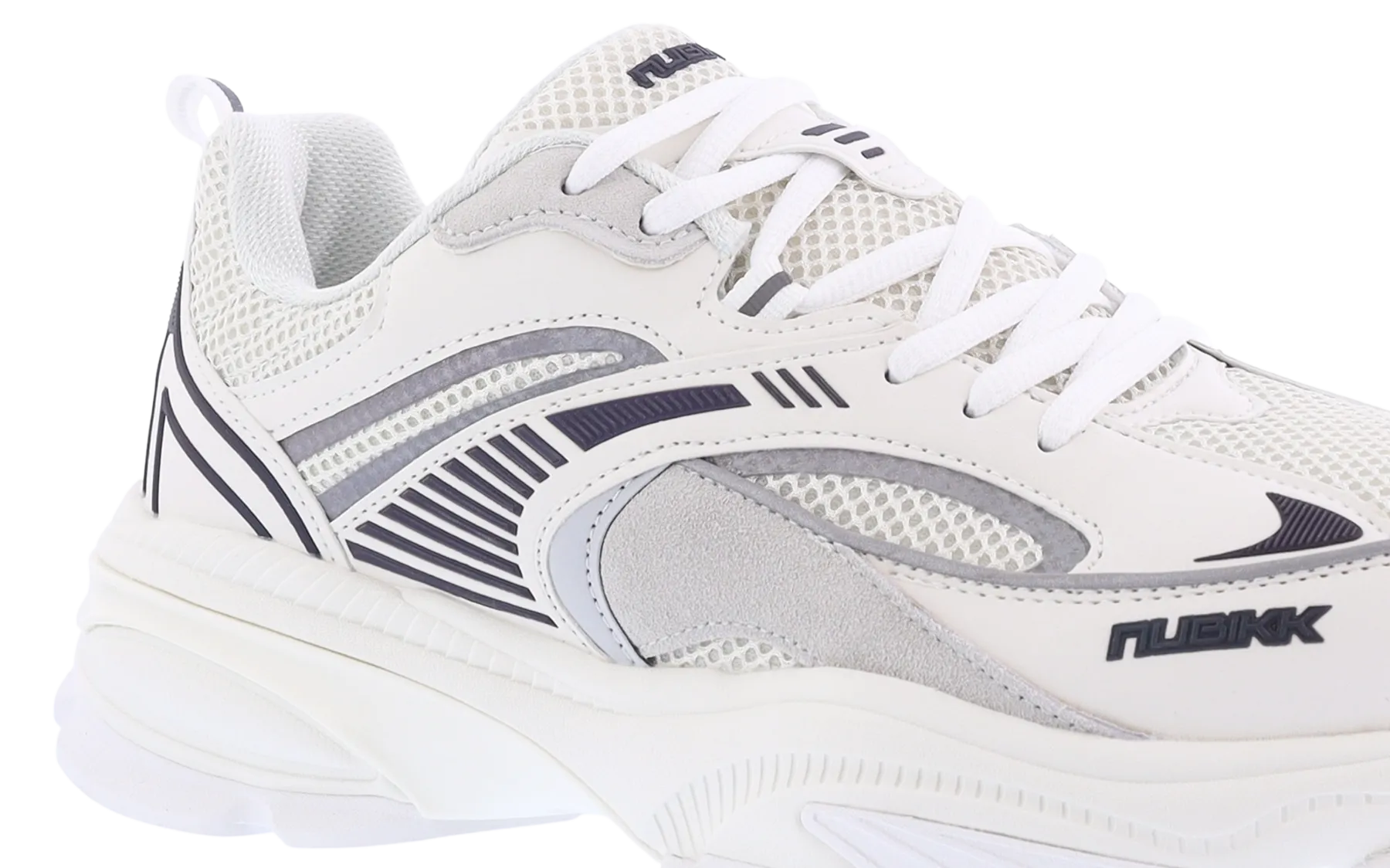 Heren Comet Runner Sneaker Wit/Grijs