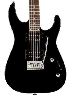 Jackson JS Series Dinky JS12 Electric Guitar, Amaranth FB, Gloss Black