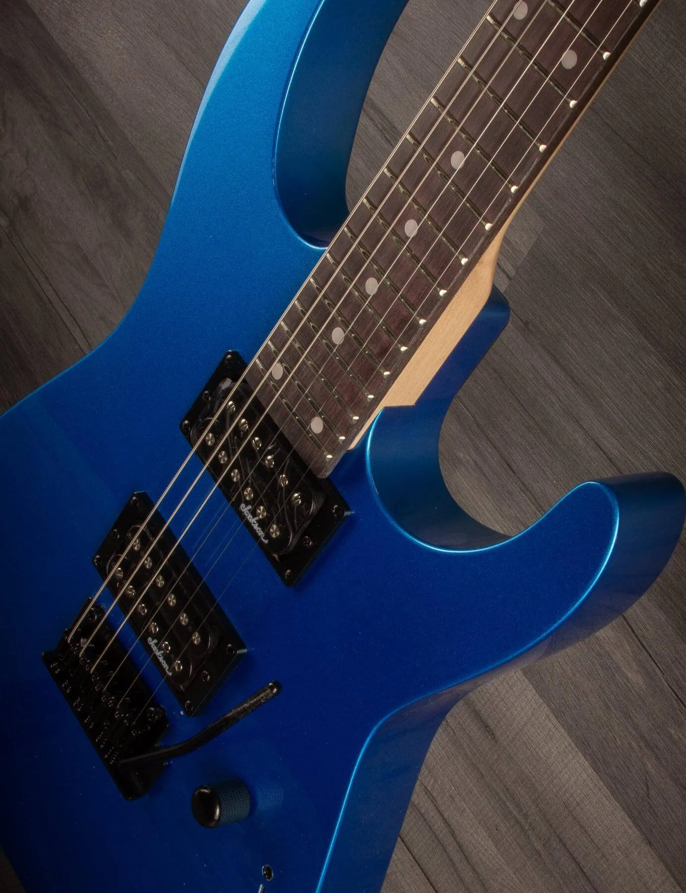 Jackson JS Series Dinky™ JS12 Electric Guitar, Amaranth Fingerboard - Metallic Blue