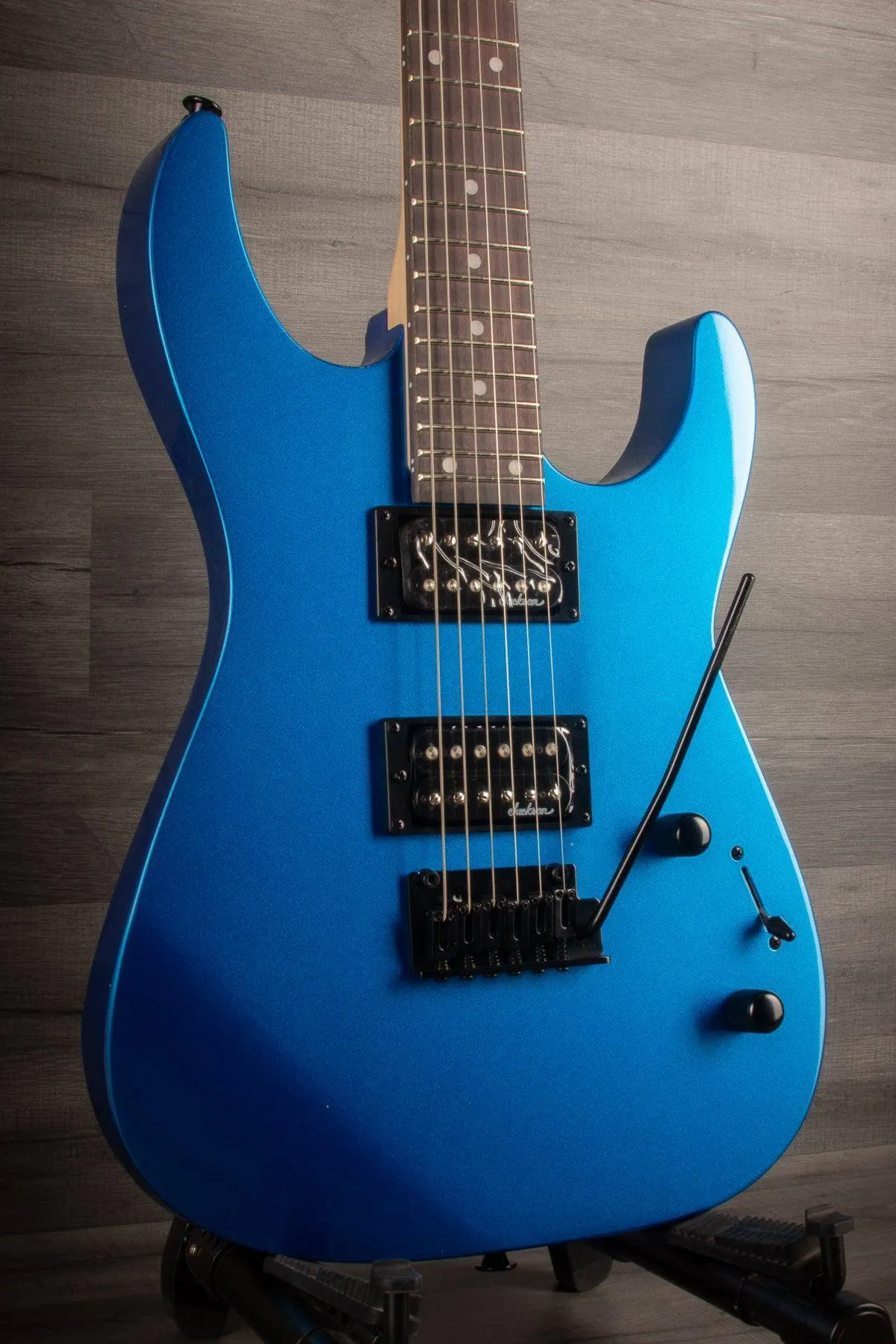 Jackson JS Series Dinky™ JS12 Electric Guitar, Amaranth Fingerboard - Metallic Blue