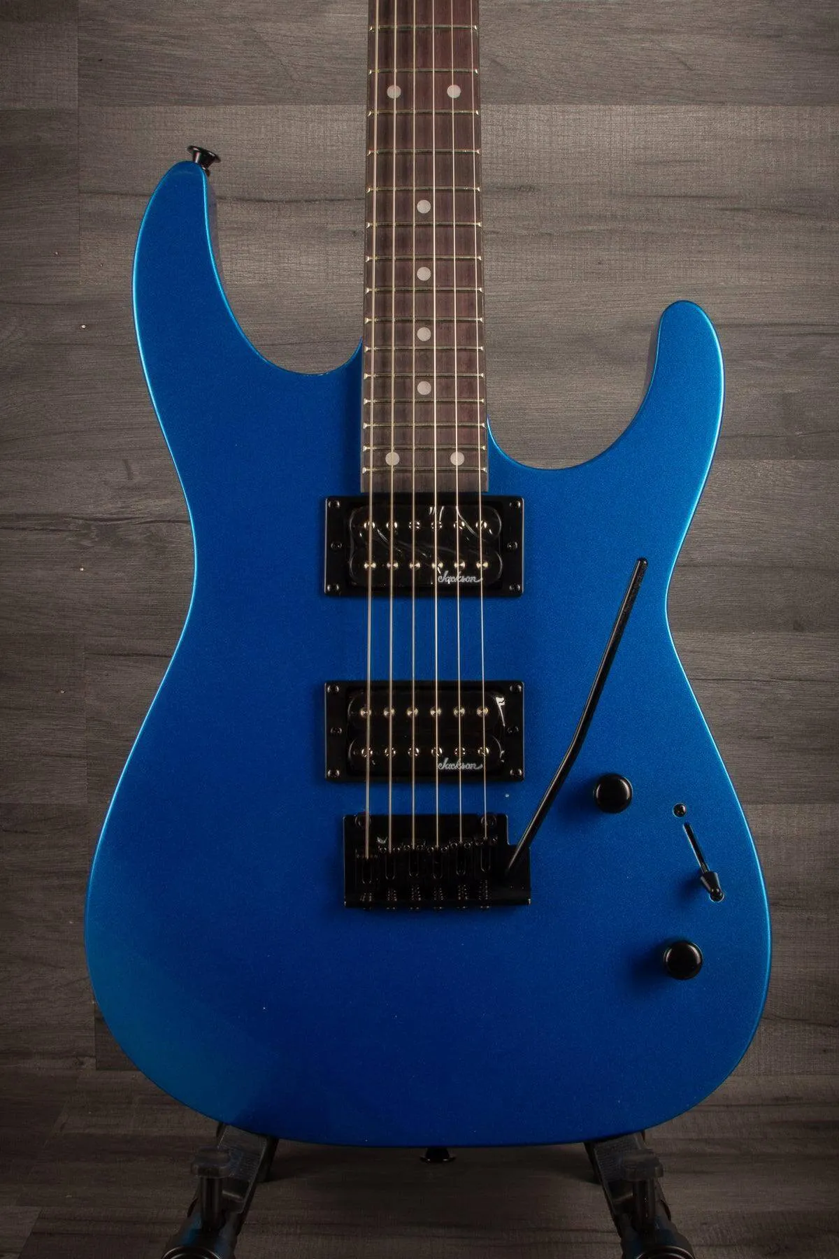 Jackson JS Series Dinky™ JS12 Electric Guitar, Amaranth Fingerboard - Metallic Blue