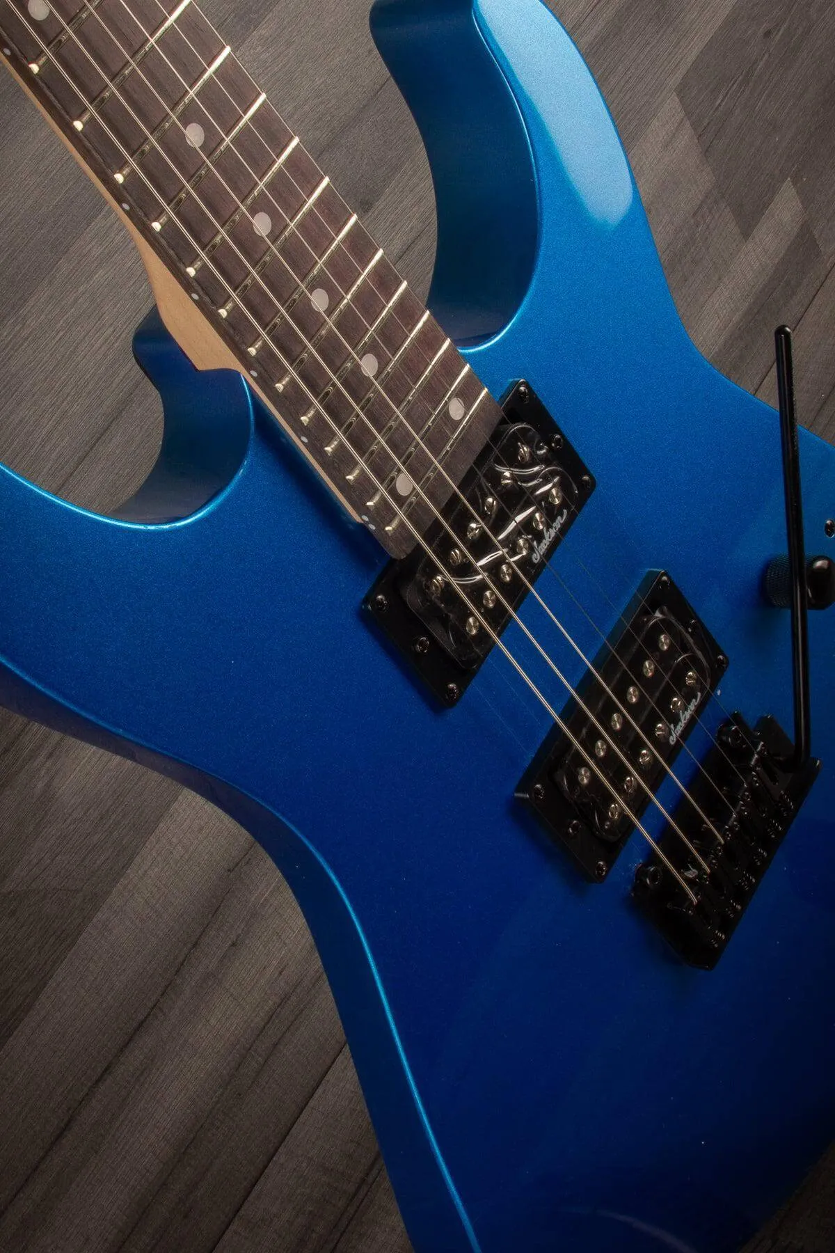 Jackson JS Series Dinky™ JS12 Electric Guitar, Amaranth Fingerboard - Metallic Blue