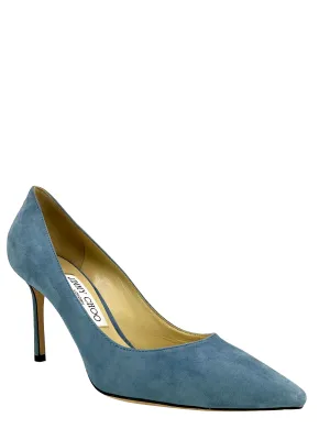 JIMMY CHOO Suede Pointed Toe Pumps Size 7.5