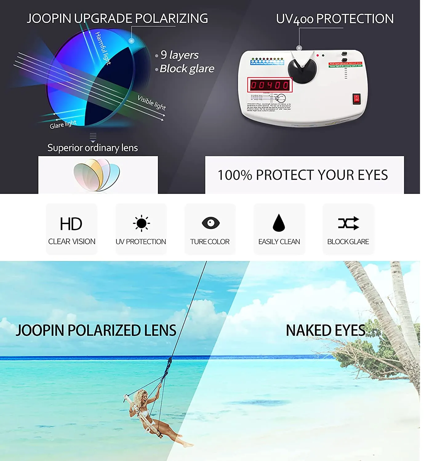 Joopin | Polarized Sunglasses For Women