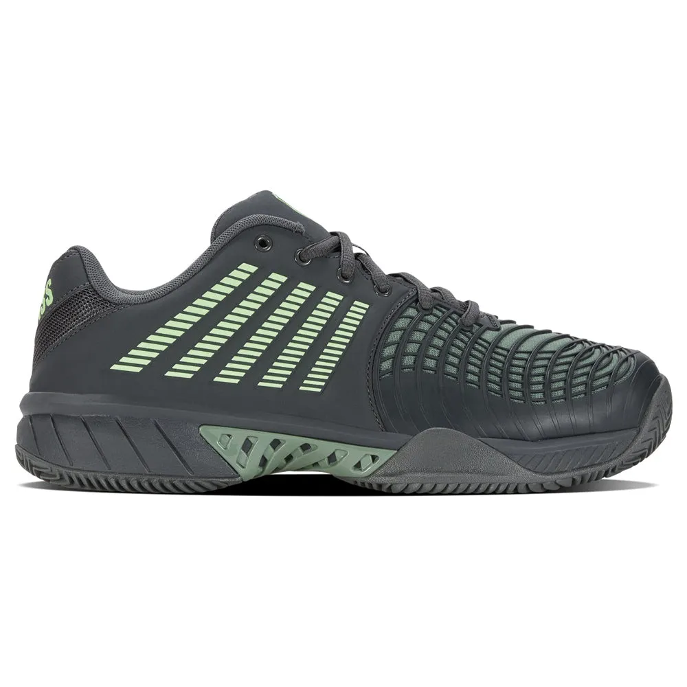 K-Swiss Express Light 3 HB Tennis Shoes (Mens) - Urban Chic/Sea Spray/Soft Neon Green