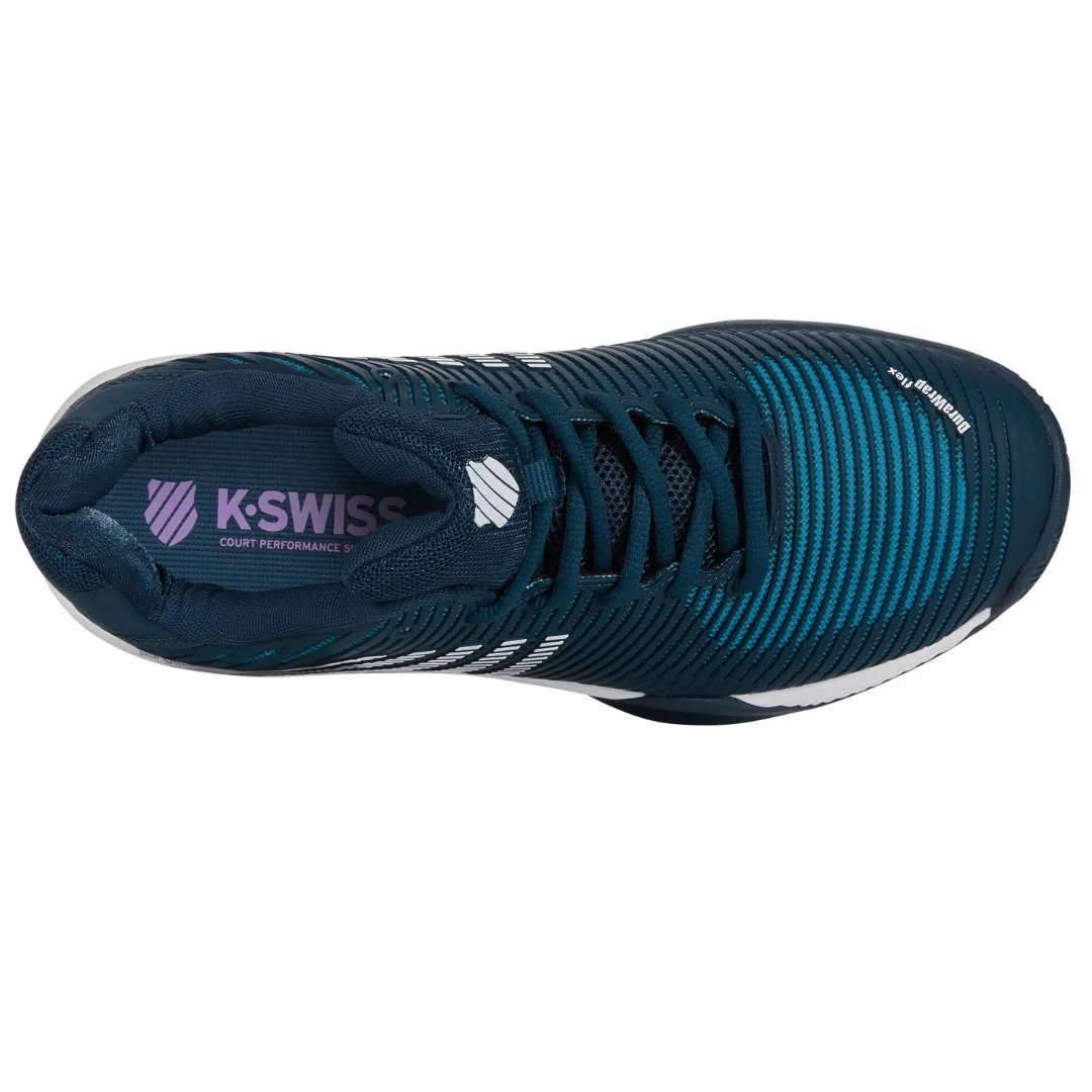 K Swiss Hypercourt Express 2HB Mens Tennis Shoes - Reflecting Pond/White