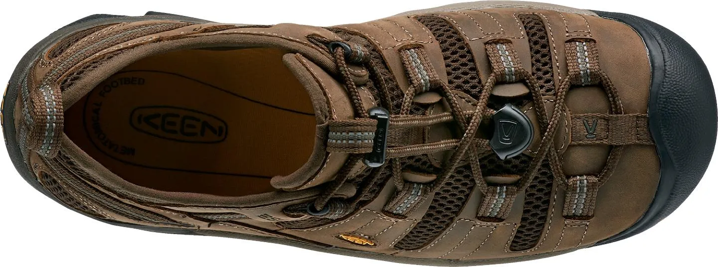 'Keen Utility' Men's Atlanta Cool ESD Soft Toe - Cascade Brown / Forest Night