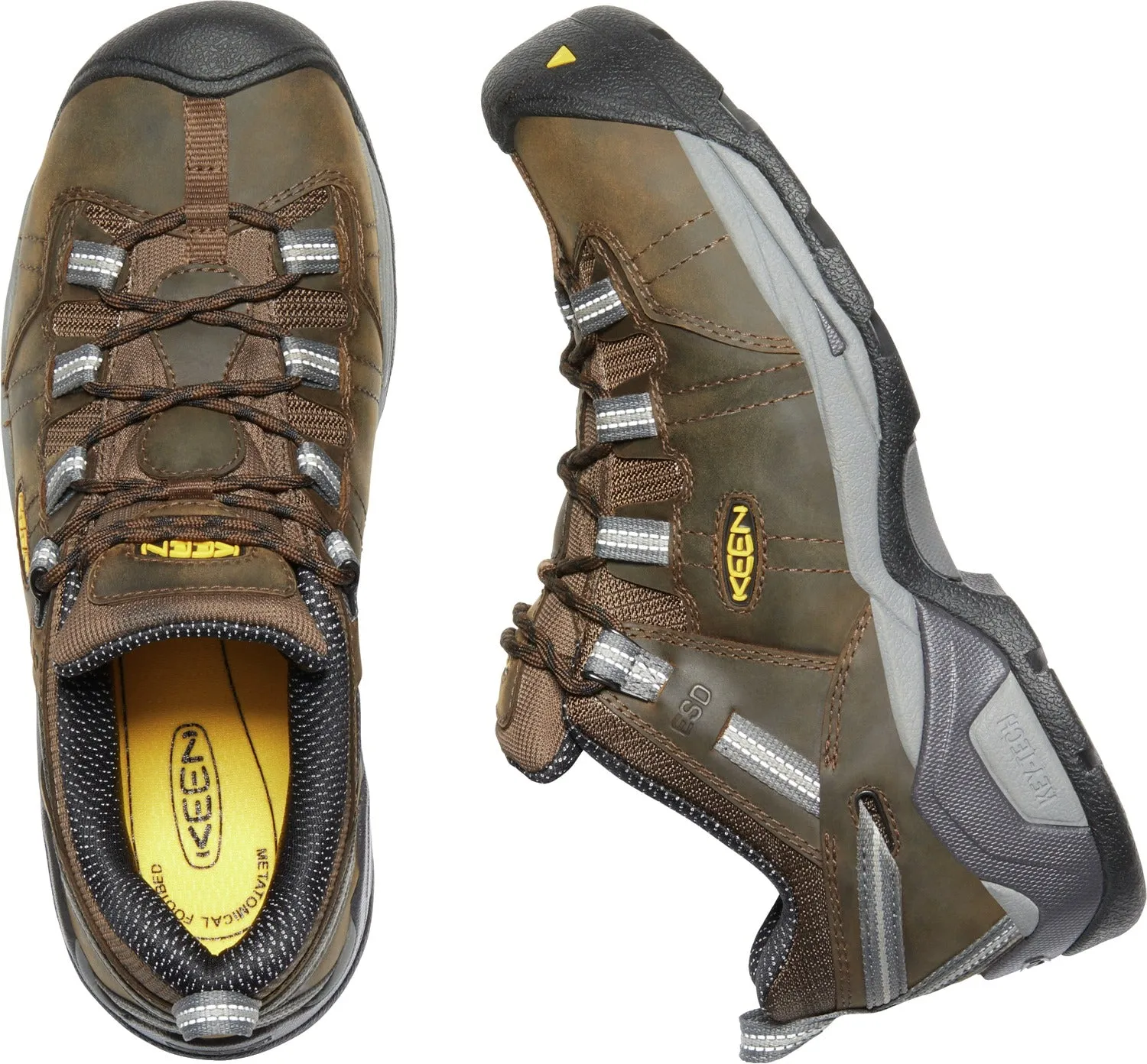 'Keen Utility' Men's Detroit XT ESD Steel Toe - Cascade Brown / Gargoyle