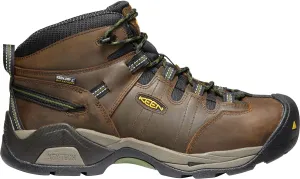 'Keen Utility' Men's Detroit XT Mid Steel Toe Waterproof - Cascade Brown / Bronze Green