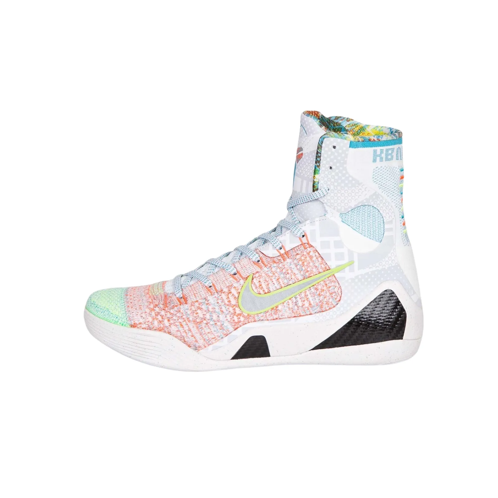 Kobe IX Elite Premium "What the Kobe" Multi Colour Reflective Silver Chlorine Blue