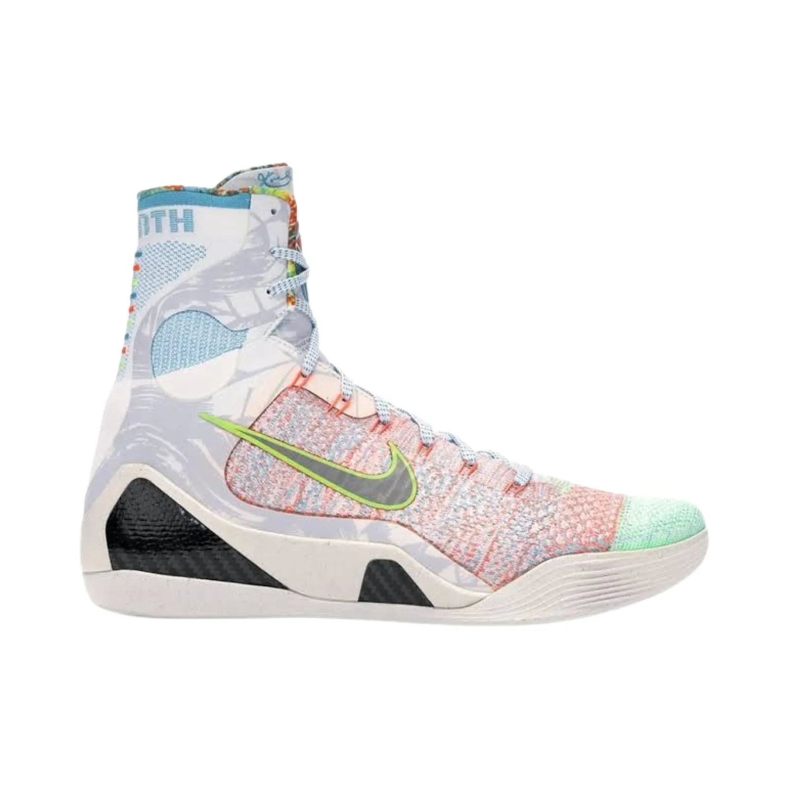 Kobe IX Elite Premium "What the Kobe" Multi Colour Reflective Silver Chlorine Blue