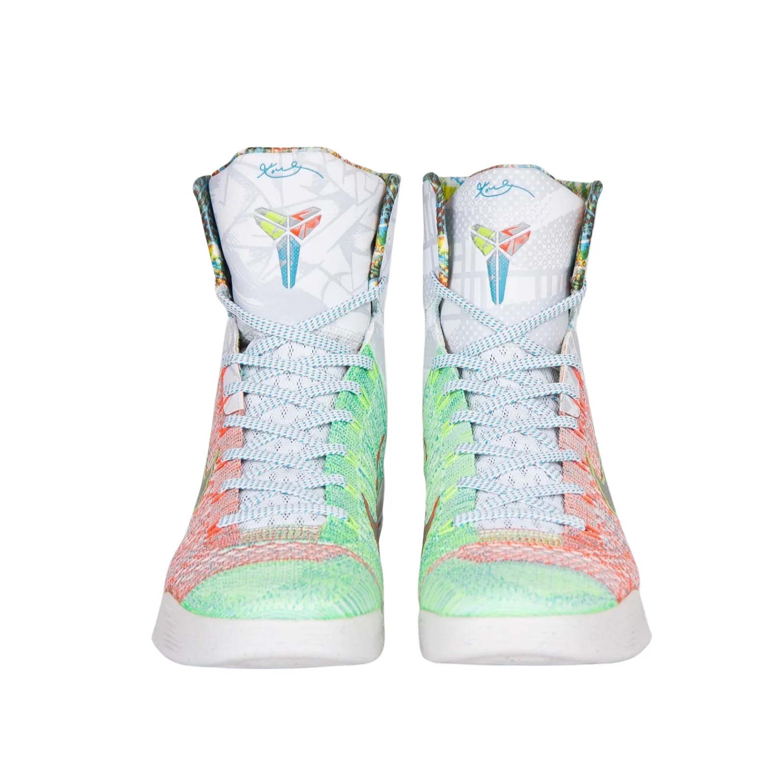 Kobe IX Elite Premium "What the Kobe" Multi Colour Reflective Silver Chlorine Blue