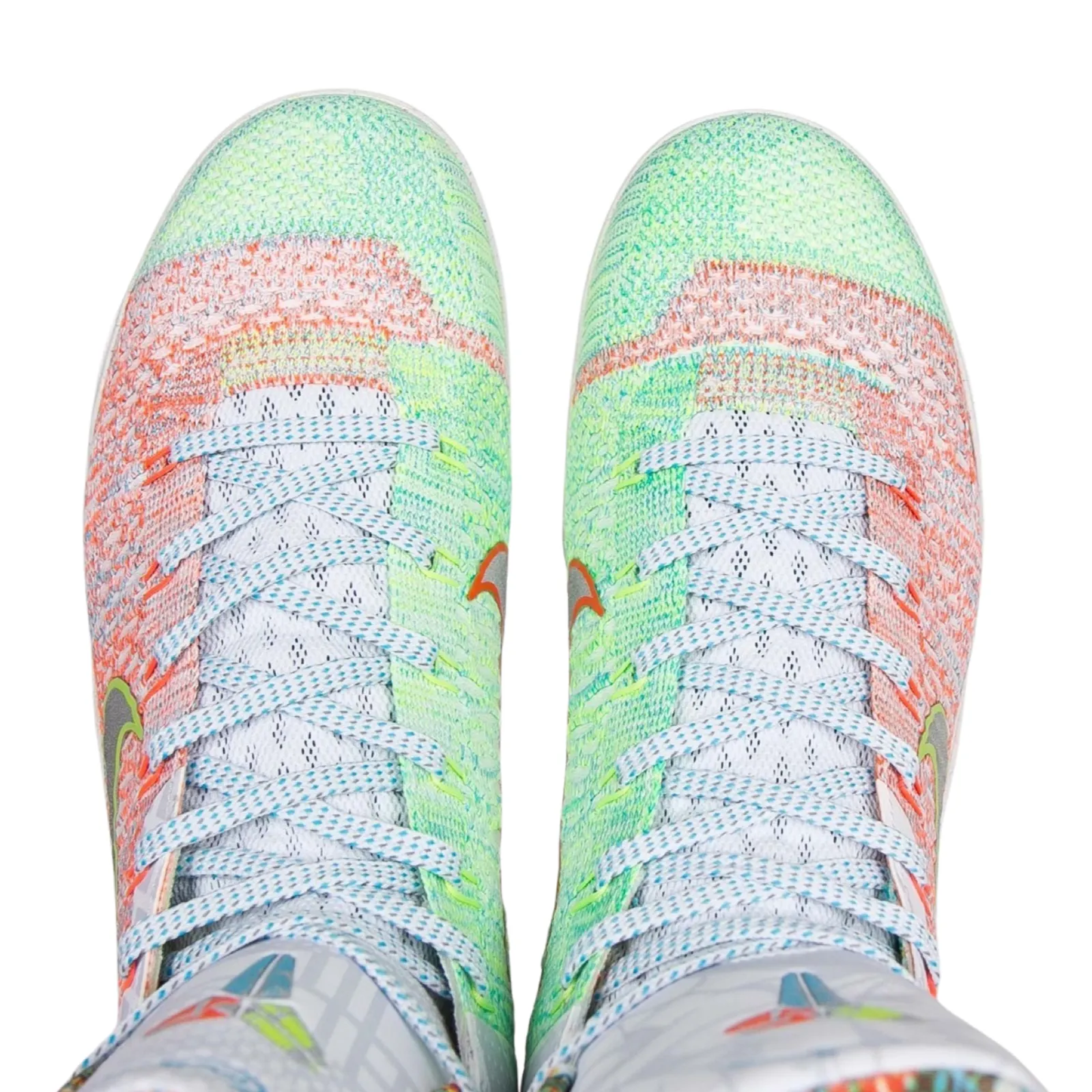 Kobe IX Elite Premium "What the Kobe" Multi Colour Reflective Silver Chlorine Blue