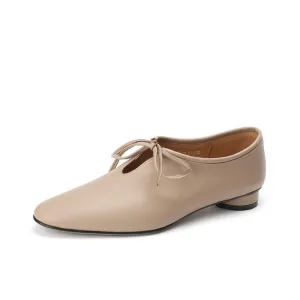 Kylie Womens Nude Flats Closed Toe