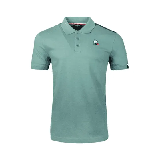 Lecoq Sportif Saison Polo Sage Green Golfer