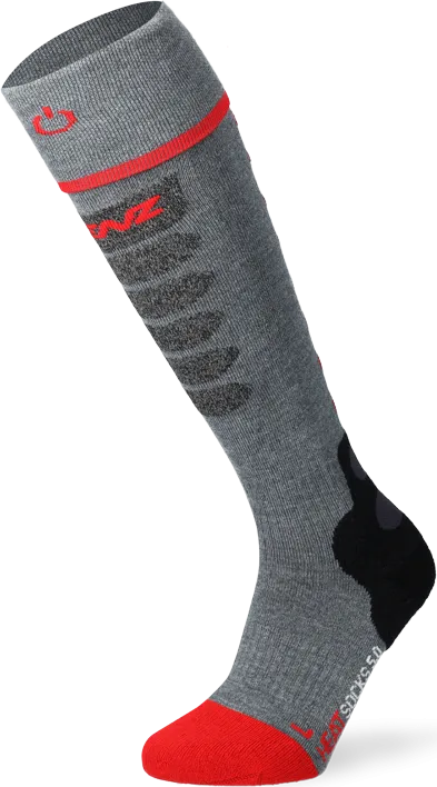 Lenz Heat Sock 5.1 Toe Cap Slim Fit Grey | Buy Lenz Heat Sock 5.1 Toe Cap Slim Fit Grey here | Outnorth