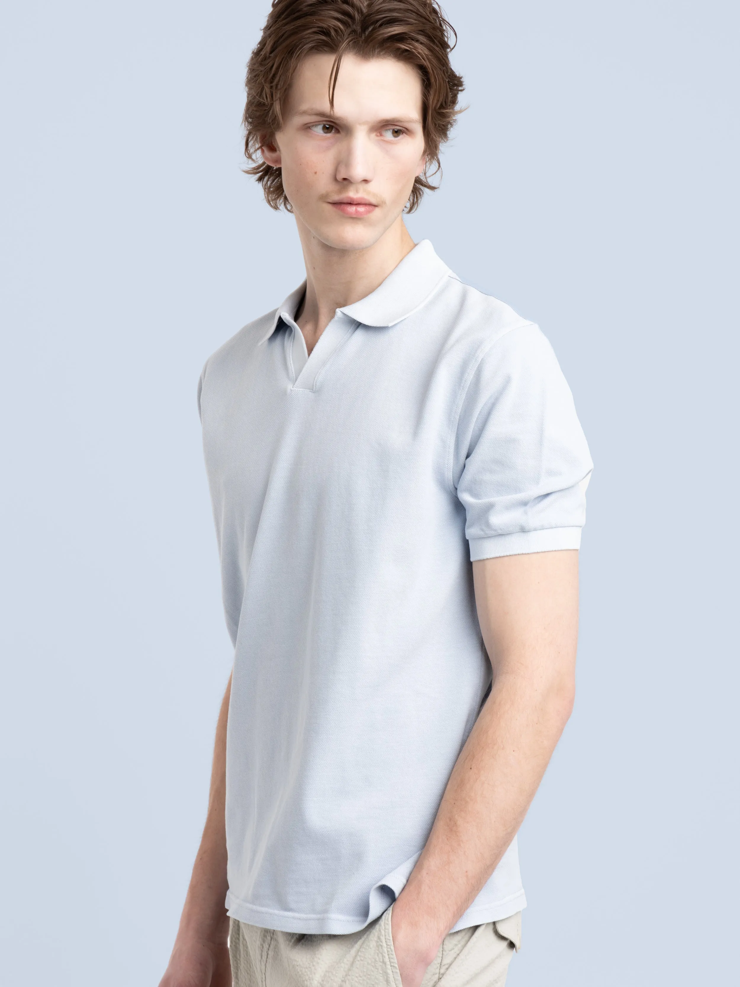 Light Blue Johnny Polo Shirt