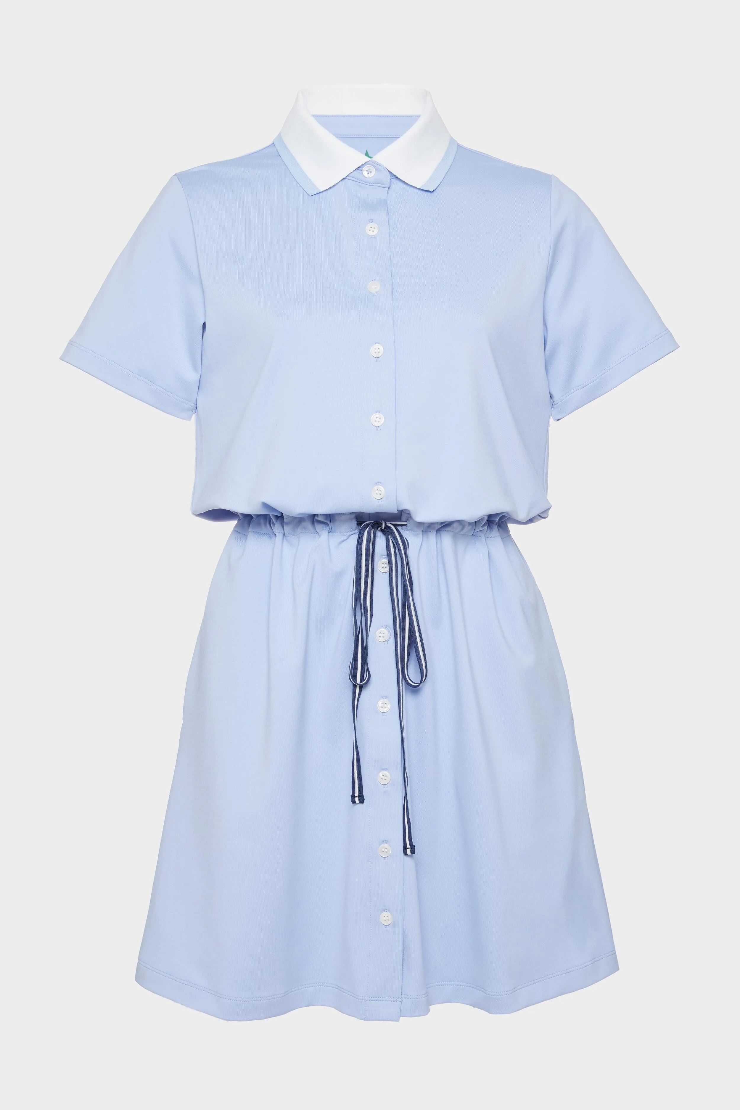 Light Blue Short Sleeve Alcott Golf Dress