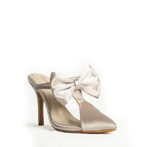 Lunara - Cream Satin - Street Sole