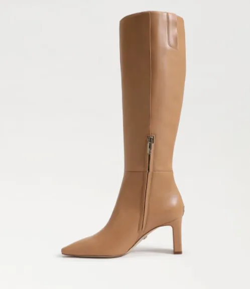 Luxe Tan Leather Sylvia Boots