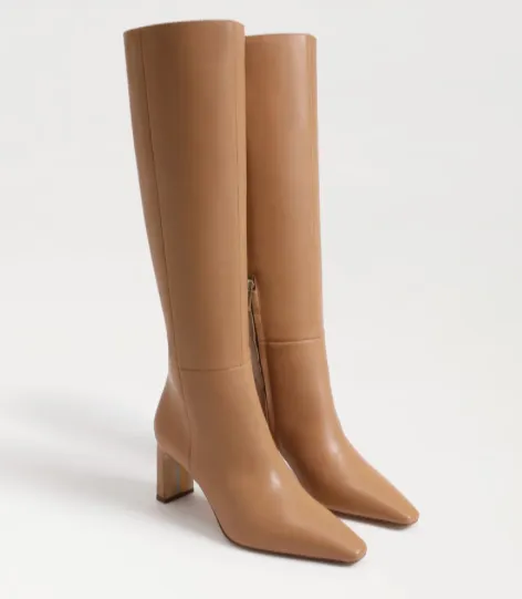 Luxe Tan Leather Sylvia Boots