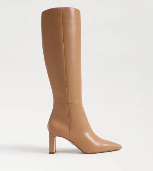 Luxe Tan Leather Sylvia Boots