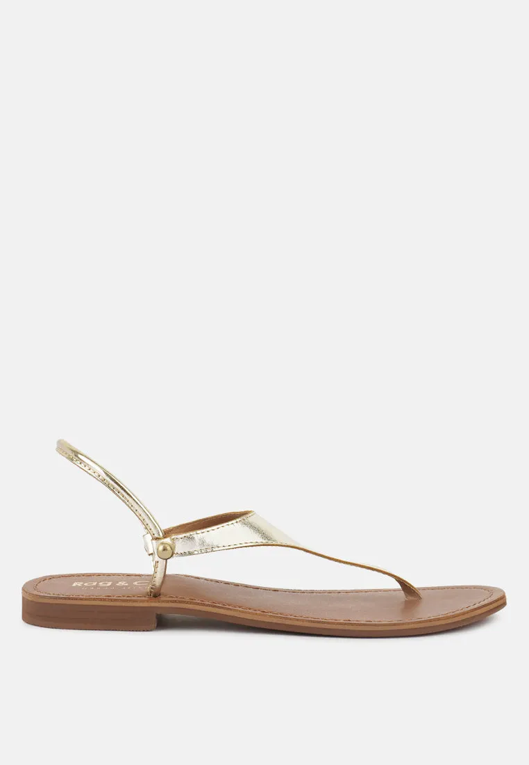 Madeline Flat Thong Sandals