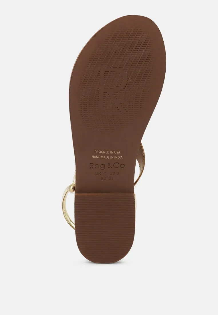 Madeline Flat Thong Sandals