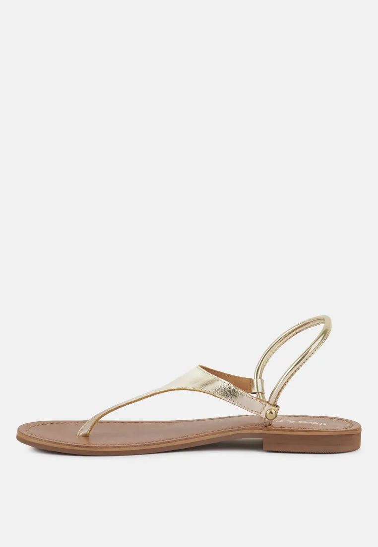 Madeline Flat Thong Sandals