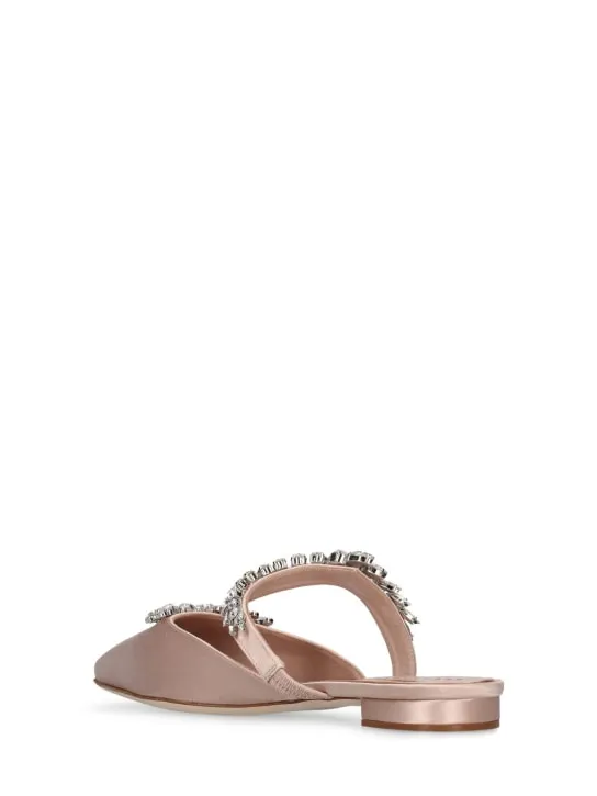 Manolo Blahnik   10mm Lurum satin flats 