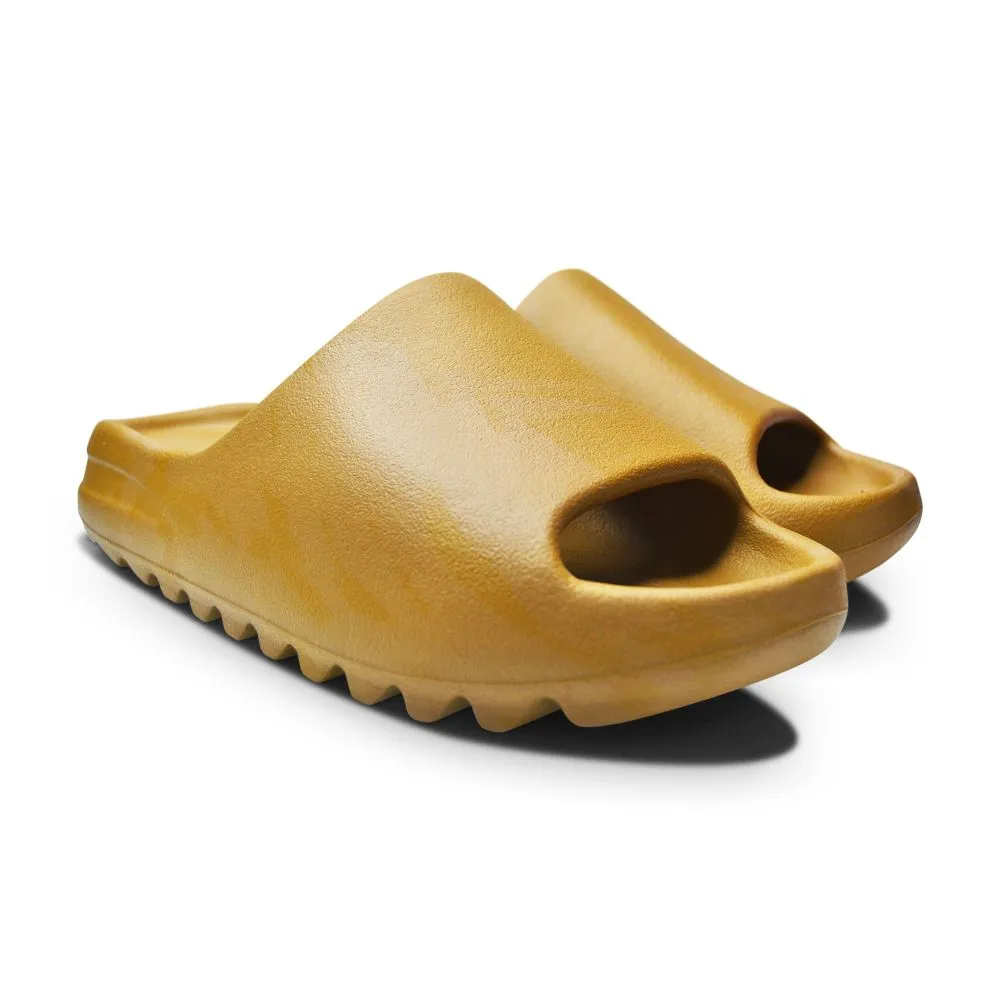 Mens Adidas Yeezy Sliders - GW1931 -  Sliders "Ochre"