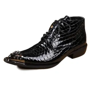 Mens Steel Toe Lace up Boots