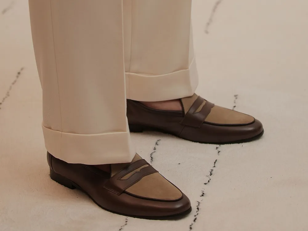 Men's Two Tone Loafers