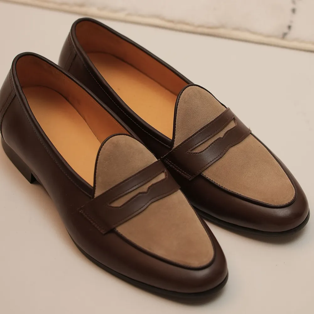 Men's Two Tone Loafers