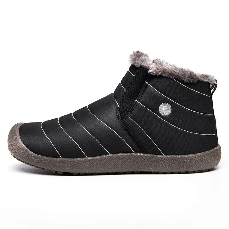 Men's Water-resistant Casual Cotton Winter Snow Boots